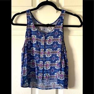Tribal print tank top